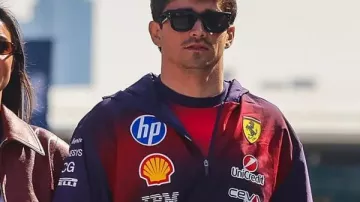 Charles Leclerc F1 Grand Prix Of China Hoodie of Charles Leclerc in ULTRA REALISTIC F1 2026 - Charles Leclerc Ferrari China GP 100% Race