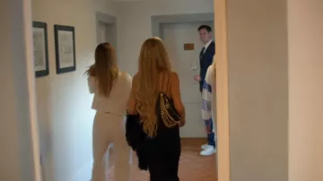 Chanel Paris New York Tout sur les chaînes Sac taille porté par Rachel Zoe, tel que vu dans The Real Housewives of Beverly Hills (S15E13)