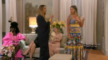 Pochette en cuir Jil Sander Kleine portée par Dorit Kemsley telle que vue dans Les vraies femmes au foyer de Beverly Hills (S15E13)