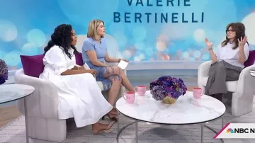 Christian Louboutin Iriza Leather Pumps worn by Sheinelle Jones as seen in Today with Jenna & Sheinelle  on March 12, 2026