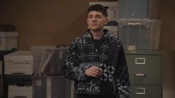 BDG Sherpa Fleece Jacket worn by Jacob Hill (Chris Perfetti) as seen in Abbott Elementary (S05E15)