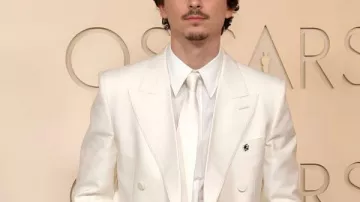 Timothée Chalamet 98th Oscars White Suit