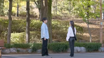 Wrangler Wrancher Mid Rise Bootcut Jeans worn by Seo Mi-rae (Jisoo) as seen in Boyfriend on Demand (S01E01)