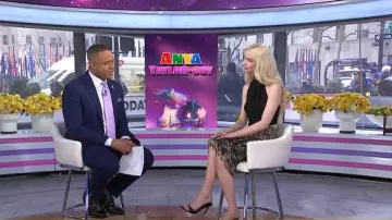 Mules Intriigo de 90 mm de Giuseppe Zanotti llevadas por Anya Taylor-Joy vistas en Today, el 18 de marzo de 2026