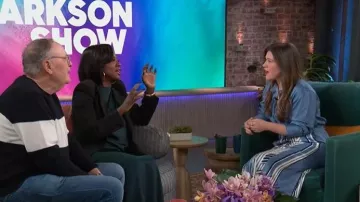 Derek Lam 10 Crosby Ravenna Button Front Skirt worn by Kelly Clarkson as seen in The Kelly Clarkson Show on March 12, 2026