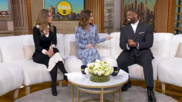 Robe midi Quinze Twenty Belle côtelées portée par Rhiannon Ally vue dans Good Morning America le 17 mars 2026