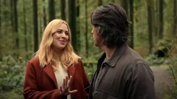 Sezane Gaspard Cardigan worn by Melinda Monroe (Alexandra Breckenridge) as seen in Virgin River (S07E01)