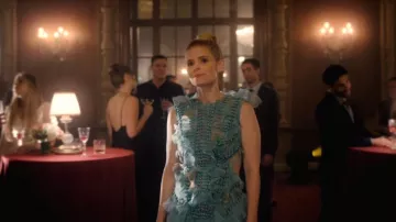 Robe Maxi tressée Zimmermann Illuminate portée par Nancy (Kate Mara) telle que vue dans Imperfect Women (S01E01)