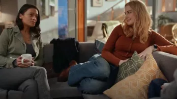 Sezane Billy Bodysuit worn by Melinda Monroe (Alexandra Breckenridge) as seen in Virgin River (S07E02)