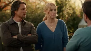 Sezane Barry Cardigan worn by Melinda Monroe (Alexandra Breckenridge) as seen in Virgin River(S07E05)