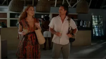 Isabel Marant Paisley Vestido Midi que lleva Melinda Monroe (Alexandra Breckenridge) tal como se ve en Virgin River (S07E09)