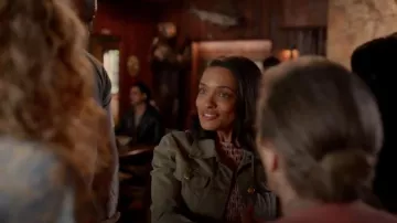 Frame Gold Button Peplum Jacket worn by Kaia Bryant (Kandyse McClure) as seen in Virgin River (S07E09)