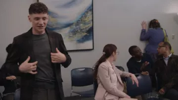 Paisley & Gray Men's Dover Notch Suit worn by Jacob Hill (Chris Perfetti) as seen in Abbott Elementary (S05E16)