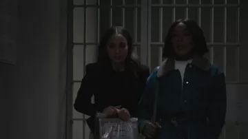 3.1 Phillip Lim Mixed Media Trench Coat worn by Athena Grant (Angela Bassett) as seen in 9-1-1 (S09E14)