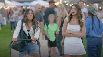 Princess Polly Dasha Broderie Mini Dress White worn by Demi Engemann as seen in The Secret Lives of Mormon Wives (S04E02)