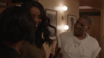 Simone I. Smith Brilliance Hoops worn by Henrietta Wilson (Aisha Hinds) as seen in 9-1-1 (S09E14)