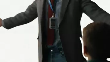 Blazer gris usado por Ryland Grace (Ryan Gosling) en Project Hail Mary