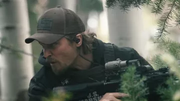 Highland Tactical American Flag Velcro Soft Mesh Hat worn by Kayce Dutton (Luke Grimes) as seen in Marshals (S01E03)