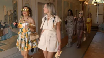 Gafas de sol Dolce & Gabbana DG4283 Acetato Crystals Aplique de limón usadas por Jennifer Tilly vistas en The Real Housewives of Beverly Hills (S15E14)
