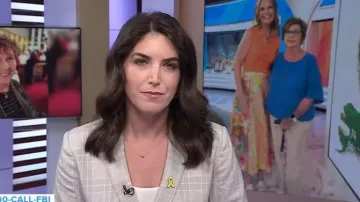 Ann Taylor The Greenwich Blazer worn by Liz Kreutz as seen in Today on March 23, 2026