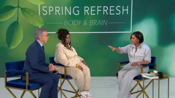 Pantalones Ernie de Veronica Beard usados por Tamron Hall tal como se ve en el Tamron Hall Show el 20 de marzo de 2026