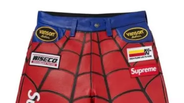 ¡El corto de cuero de Spider-Man 2026 en el vídeo de YouTube The Supreme SS26 Lookbook es una locura!