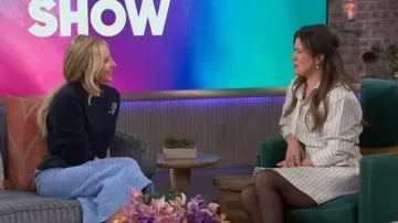 3.1 Phillip Lim Striped Tie Waist Shirt Dress worn by Kelly Clarkson as seen in The Kelly Clarkson Show on  March 23, 2026