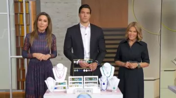 Akris Short Sleeve Shirt Dress worn by Tory Johnson as seen in Good Morning America on March 23, 2026