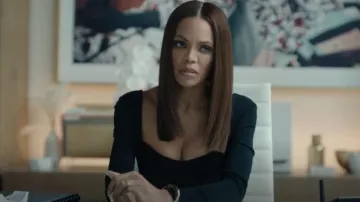 Robe Midi Black Loveheart à manches longues House of CB portée par Mallory (Crystle Stewart) telle que vue dans Beauty in Black (S02E09)
