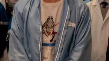 Cat shirt worn by Ryland Grace (Ryan Gosling) in Project Hail Mary