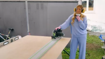 Pantalones de chándal de punto Collusion usados por Stacey Solomon como se ve en Sort Your Life Out (S06E02)