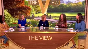 Zapatos Colibri Fendi de 85mm usados por Abby Huntsman, tal como se ve en The View el 25 de marzo de 2026