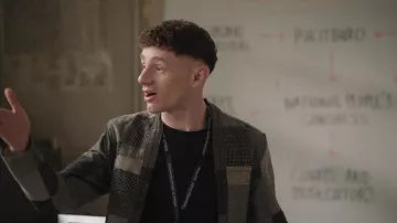 Akashi Kama Noragi Jacket worn by Jacob Hill (Chris Perfetti) as seen in Abbott Elementary (S05E17)