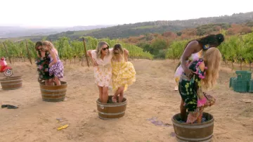 Louis Vuitton Fall/Winter 2021 Shirtdress worn by Amanda Frances as seen in The Real Housewives of Beverly Hills (S15E15)