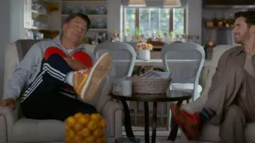 Jordan 1 Mid SE Cheeseburger Shoes worn by Derek (Ted McGinley) as seen in Shrinking(S03E08)