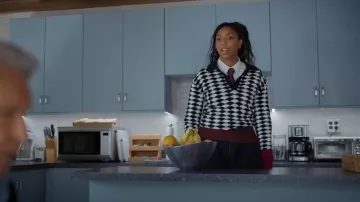 La Double j Jacquard-knit Wool Sweater worn by Gaby (Jessica Williams) as seen in Shrinking(S03E09)