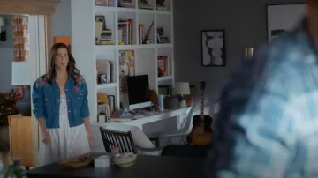 The Great The Super Bloom Eyelet Midi Skirt worn by Sofi (Cobie Smulders) as seen in Shrinking(S03E09)