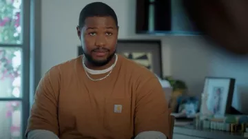 Carhartt Force Relaxed Fit Midweight Short-Sleeve Pocket T-Shirt worn by Sean (Luke Tennie) as seen in Shrinking(S03E09)
