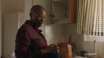 Off White Check Flannel Arrow Spray Shirt worn by Henrietta Wilson (Aisha Hinds) as seen in 9-1-1 (S09E15)