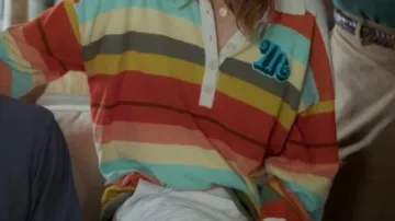 Striped Sweatshirt worn by Liz (Christa Miller) in Shrinking