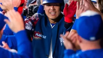 Kazuma Okamoto Toronto Blue Jays 2026 Home Run Blue Jacket