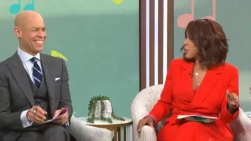 A.L.C. Tatum Jumpsuit worn by Gayle King as seen in CBS Mornings on March 16, 2026