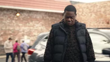 Moncler Gabas Vest worn by Reggie Dinkins (Tracy Morgan) as seen in The Fall and Rise of Reggie Dinkins (S01E07)
