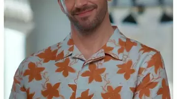 Shrinking S03 Michael Urie Floral Shirt