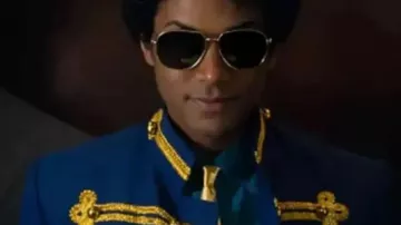 Michael Jaafar Jackson 2026 Blue Jacket of Michael Jackson (Jaafar Jackson) in Michael
