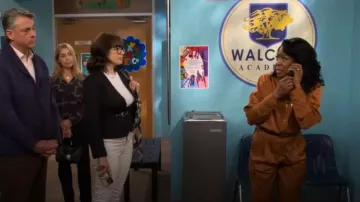 Ba&sh CARMY Flowing Jumpsuit worn by Tina Butler (Tichina Arnold) as seen in The Neighborhood (S08E15)