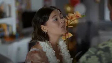 Melinda Maria Radiant Studs worn by Alice (Lukita Maxwell) as seen in Shrinking(S03E10)