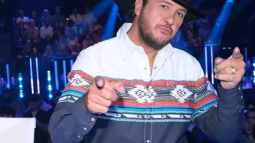 American Idol S23 Luke Bryan Western, chemise