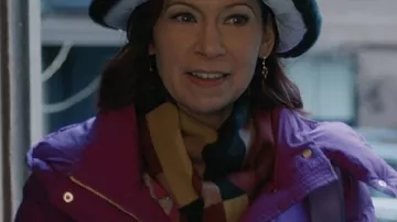 Elsbeth S03 Carrie Preston Pink Puffer Coat worn by Elsbeth Tascioni (Carrie Preston) as seen in Elsbeth (S03)
