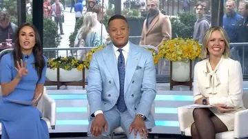 Gal Meets Glam Ines Tie Neck Long Sleeve Shift Dress worn by Dylan Dreyer as seen in Today on April 3, 2026